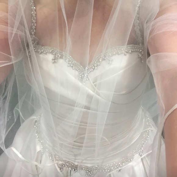 Pnina Tornai Ivory Wedding Dress Ballgown #4167 - Picture 7 of 8